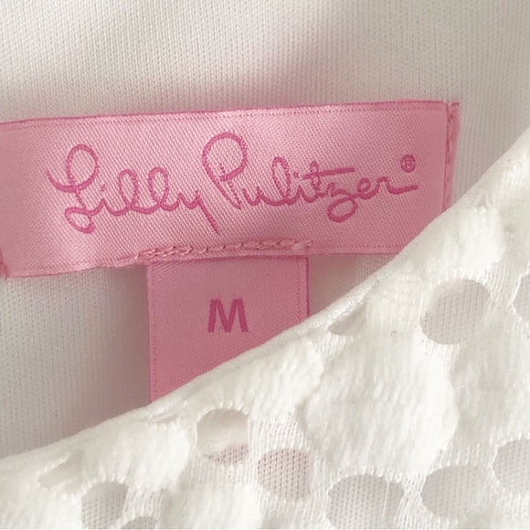Lilly Pulitzer White Lace Cold Shoulder Dress - Picture 4 of 13